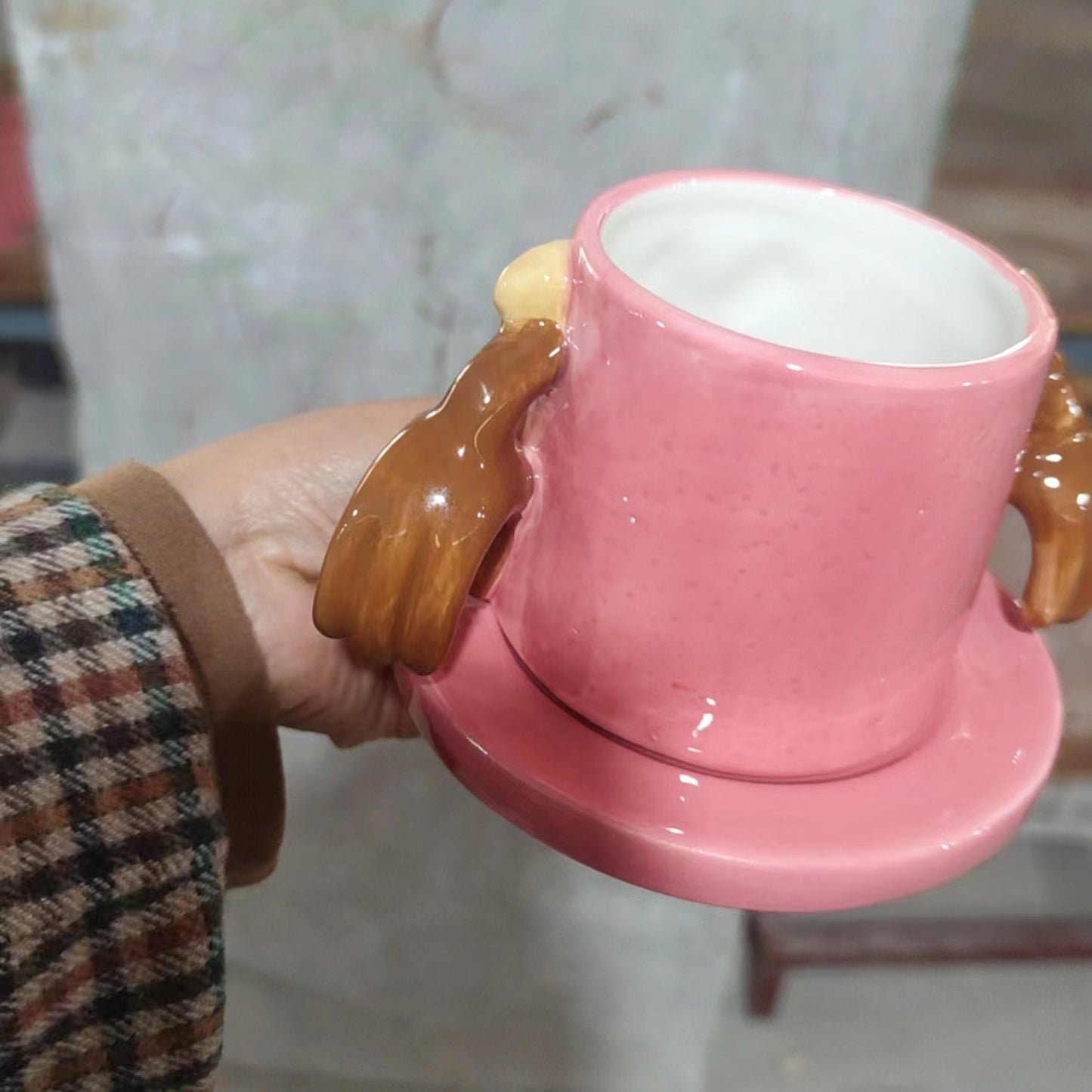 Handmade Cartoon Character Mug 手作り アニメ キャラクター マグカップ
