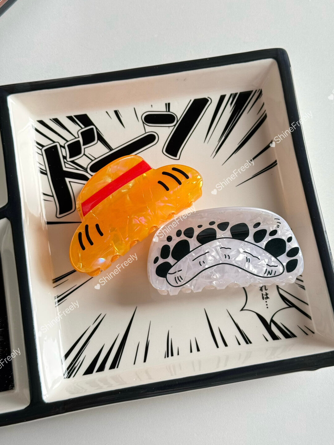 Cartoon Acrylic Hair Clip アニメ風 アクリル ヘアピン