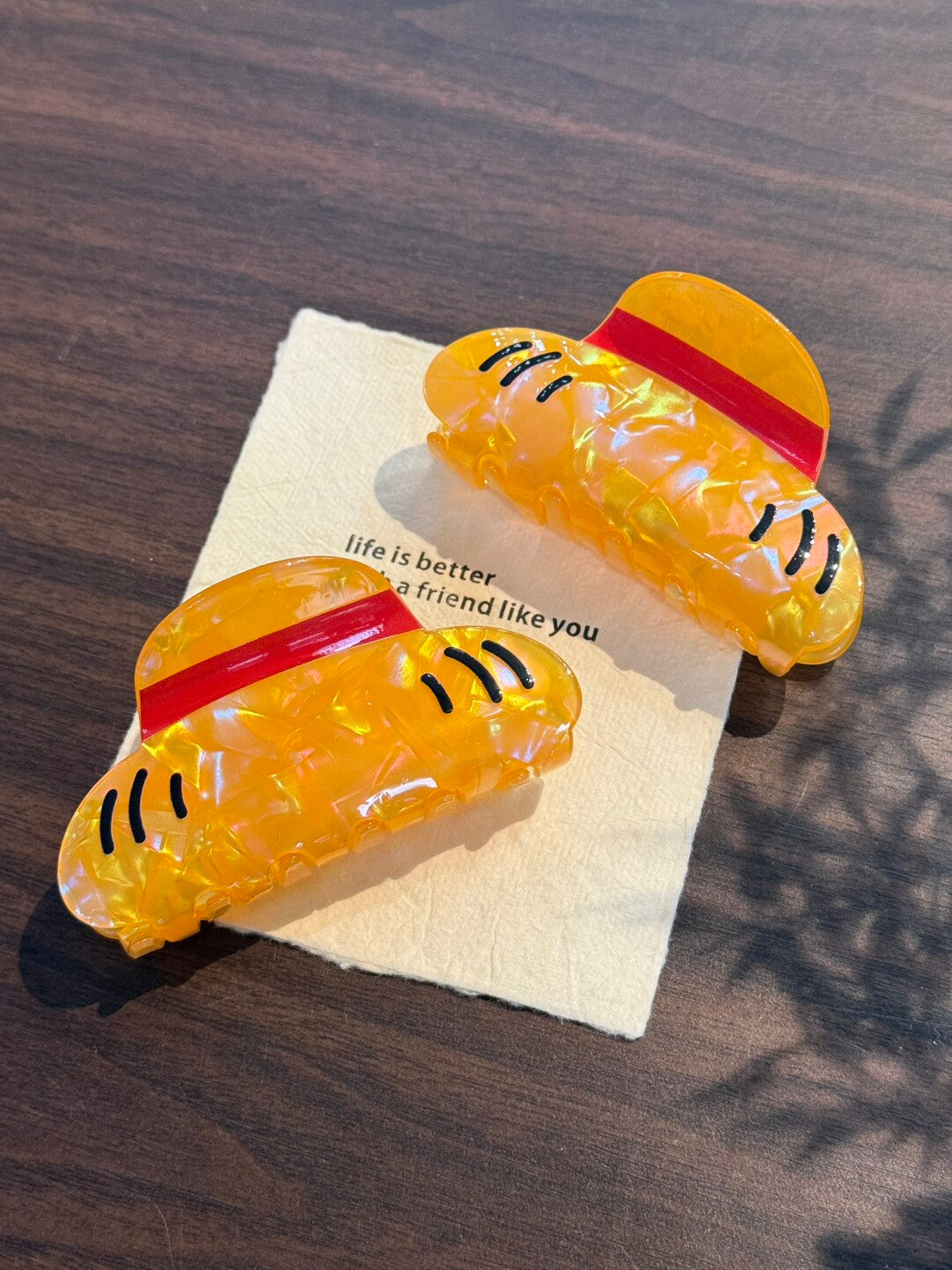 Cartoon Acrylic Hair Clip アニメ風 アクリル ヘアピン