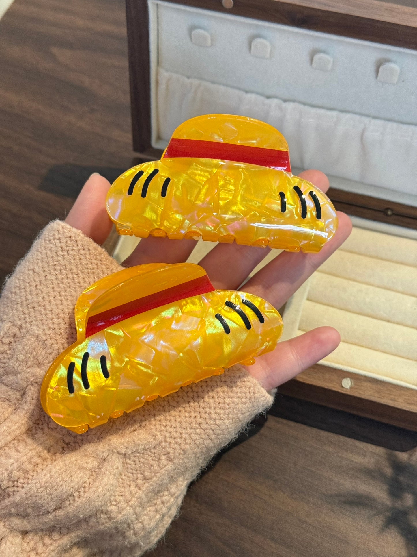 Cartoon Acrylic Hair Clip アニメ風 アクリル ヘアピン