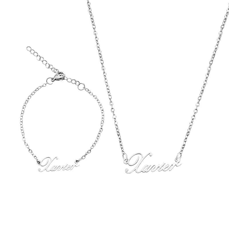 Personalized Name Necklace & Bracelet