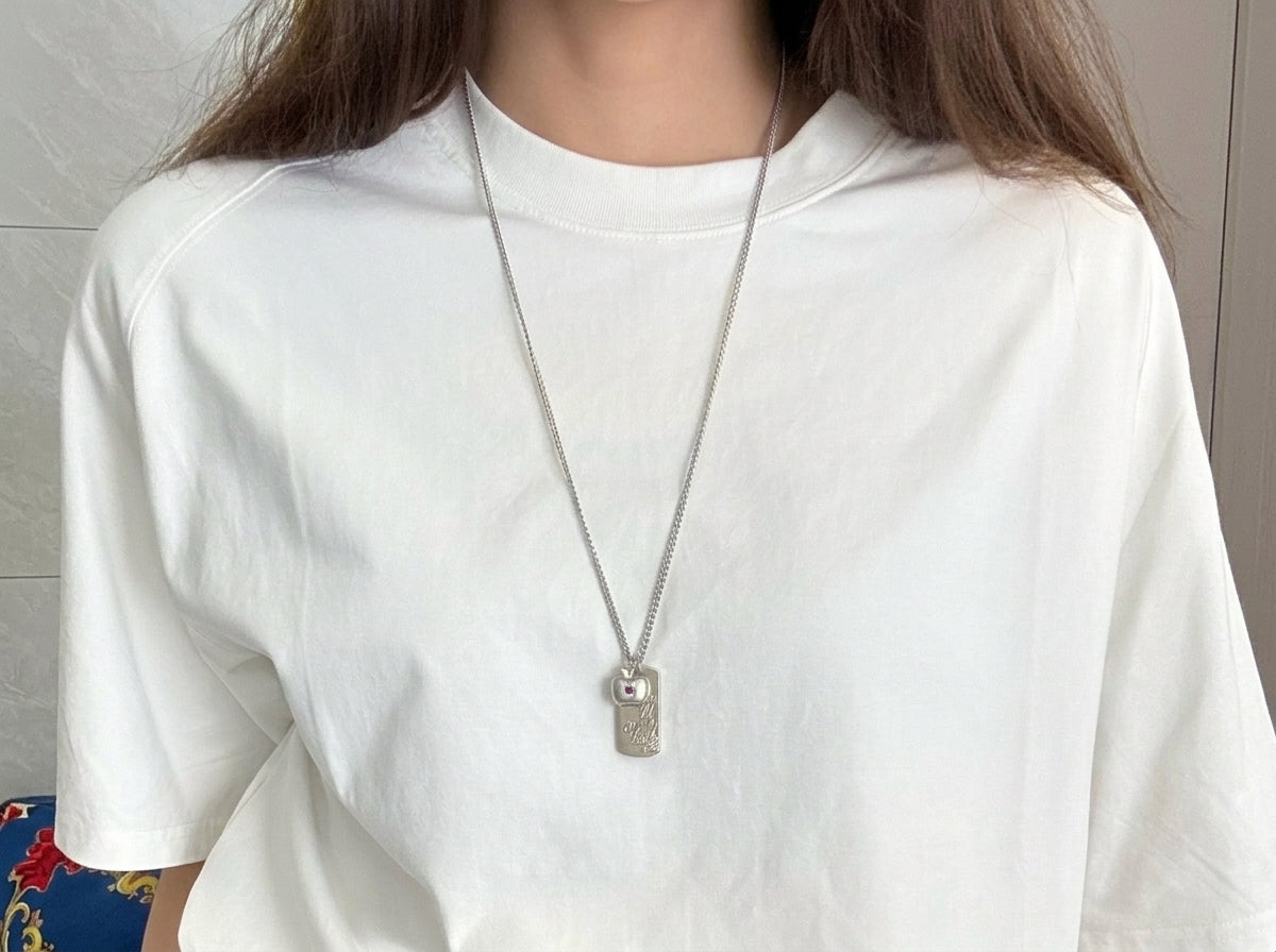 Inspired Apple Necklace - CL