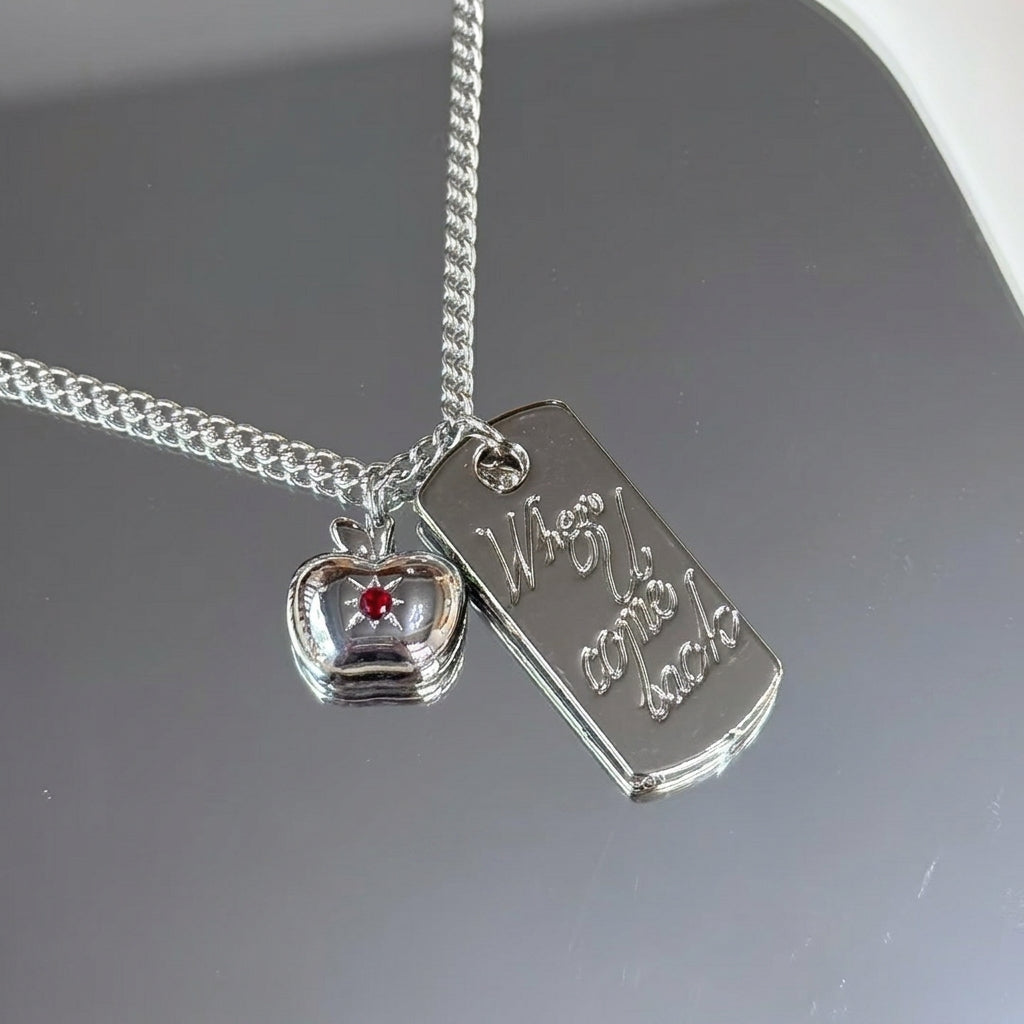 Inspired Apple Necklace - CL