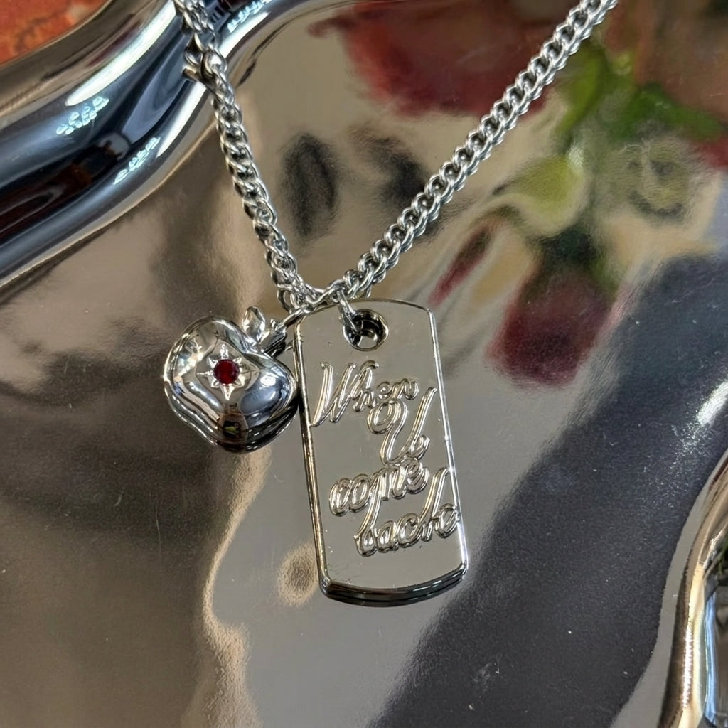 Inspired Apple Necklace - CL