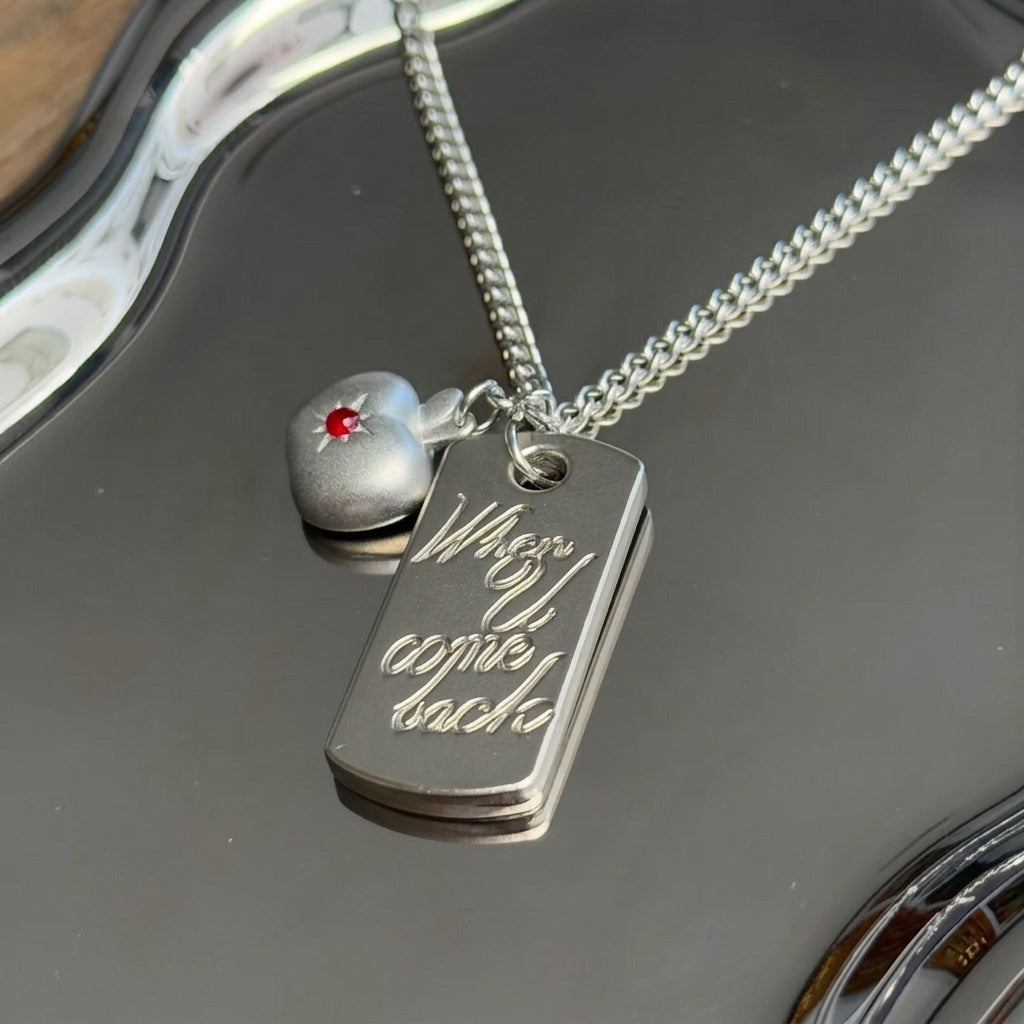 Inspired Apple Necklace - CL